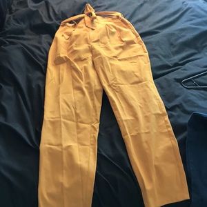 Mustard hello business pants XS stretch waist